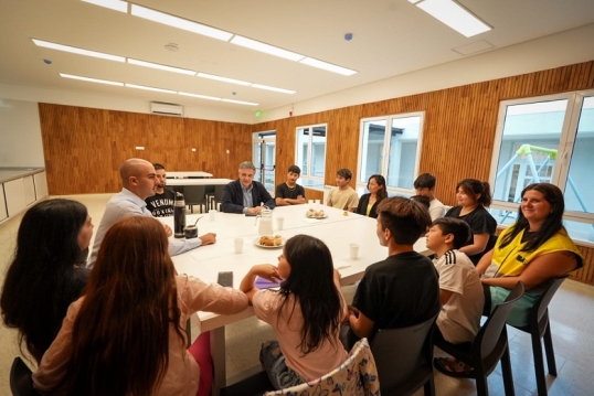 Jorge Macri inauguró una casa para que las familias en situación de calle puedan reinsertarse en la sociedad