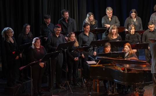Concierto del Coro Nacional de Música Argentina en Teatro Hebraica