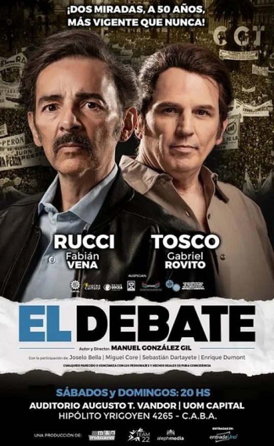 «El debate», una experiencia teatral inmersiva y conmovedora-Con Fabián Vena y Gabriel Rovito
