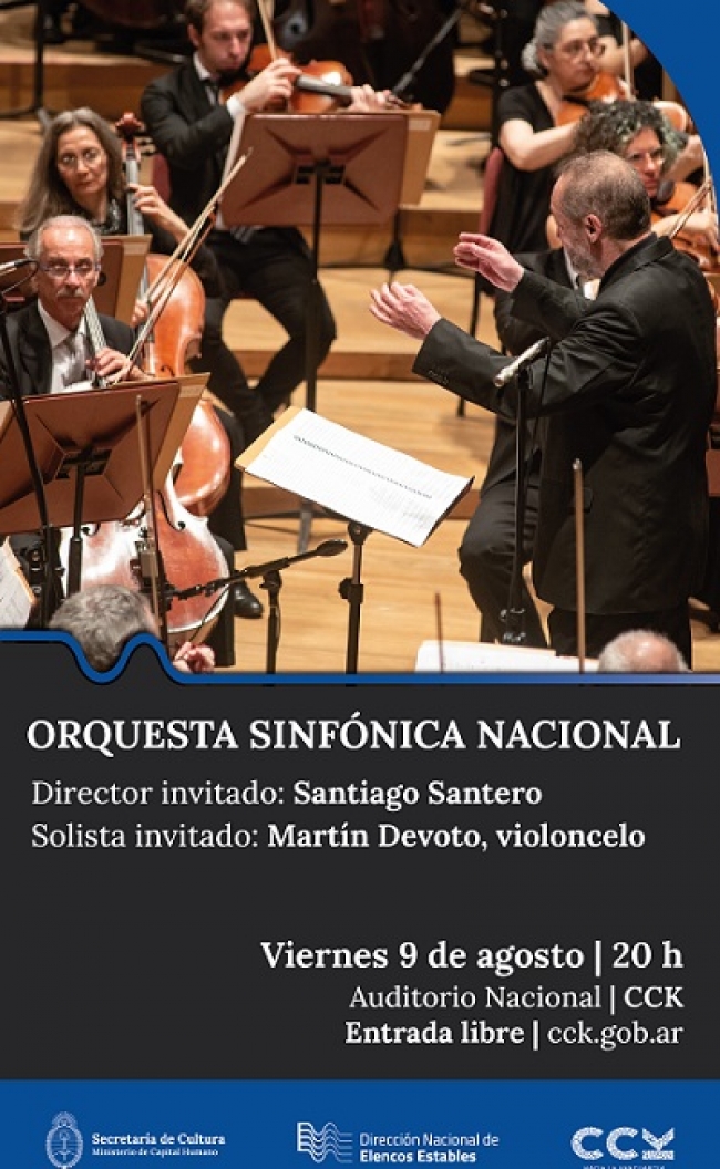 Concierto gratuito de la Orquesta Sinfónica Nacional