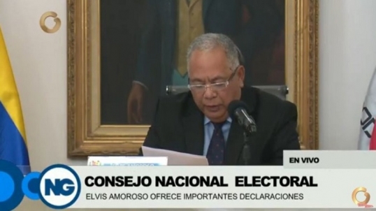 El Consejo Nacional Electoral ratificó la reelección de Nicolás Maduro con un 51,95 % de los votos