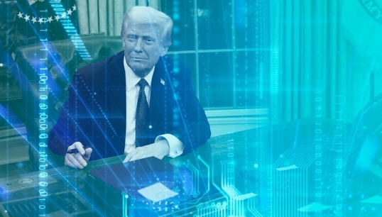 Trump anunció la creación de una nueva compañía tecnológica, que se llamará Stargate