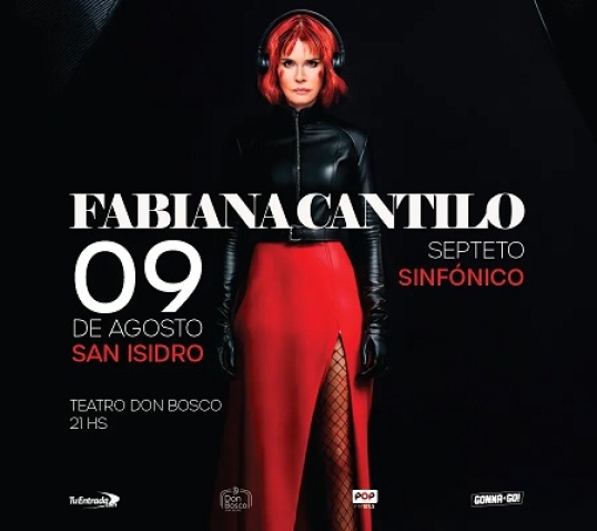 Fabiana Cantilo-Septeto Sinfónico en el Teatro Don Bosco
