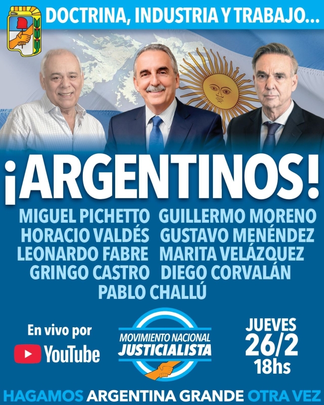 Este jueves se realiza el encuentro «Doctrina, Industria y Trabajo»