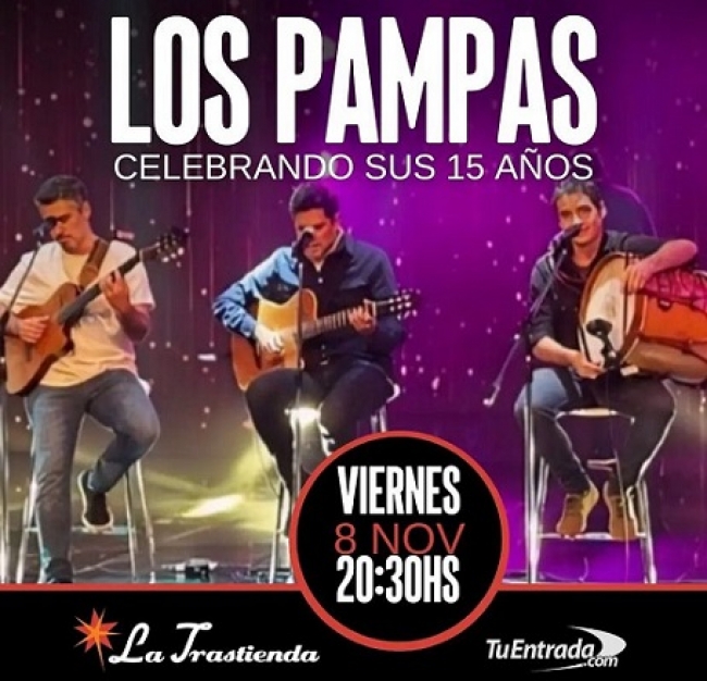 Los Pampas se presentan en La Trastienda