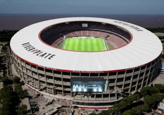 River anunciaría el techado del Monumental y una ampliación a 100.000 espectadores