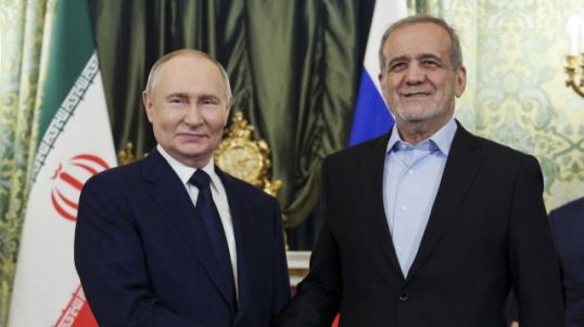 "Una agresión absolutamente no provocada contra Irán no tiene base ni justificación", afirmó Putin