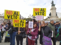Organizaciones marcharon contra el veto a la Ley de Emergencia en Discapacidad