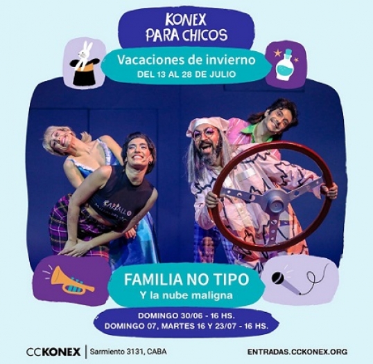 «Familia No Tipo y la nube maligna», cuentos inventados en tiempo real