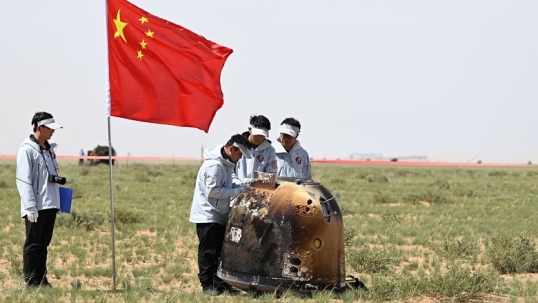 China: La sonda Chang'e-6 aterrizó tras recolectar las primeras muestras de la cara oculta de la Luna