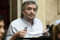 Máximo Kirchner: “Tenerla presa a Cristina y extorsionar al actual presidente, no te va a servir Macri“
