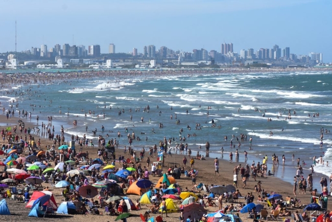 En el último fin de semana de enero Mar del Plata cierra con el 85% de acupación