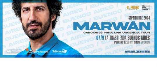 El cantautor y poeta español Marwan regresa a la Argentina