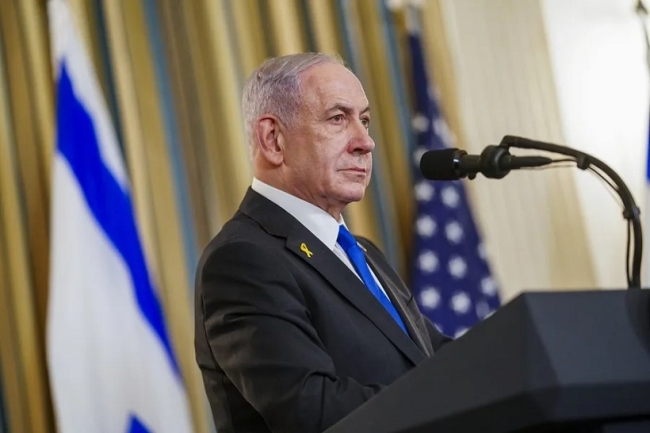Benjamín Netanyahu afirmó que no ha acordado con Trump el establecimiento de un Estado palestino