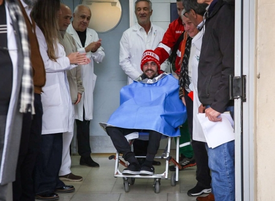 Fue dado de alta el fotógrafo Pablo Grillo, quien recibió un disparo del gendarme Guerrero