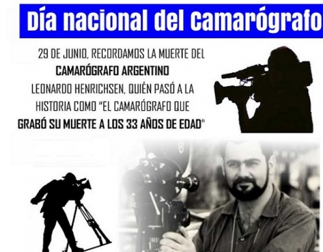Día Nacional del Camarógrafo Argentino en homenaje a Henrichsen