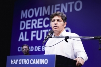 Axel Kicillof encabezó el acto de lanzamiento de Movimiento Derecho al Futuro, en CABA