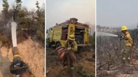 El gobernador Axel Kicillof envió equipamiento y brigadistas para combatir los incendios en la Patagonia