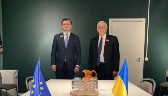 El jefe de la diplomacia de la UE pide más defensas antiaéreas para Ucrania