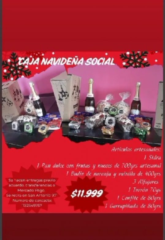 Centro Integrador Monteagudo #Proyecto7 @Proyecto7: «Caja Navideña Social»