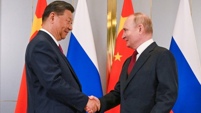 «Las relaciones entre Rusia y China se encuentran en el mejor momento de su historia», le dijo Putin a Xi Jinping