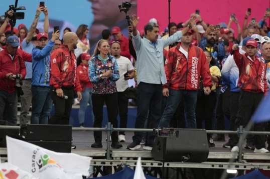 Venezuela: Multitudinario cierre de campaña de Nicolás Maduro