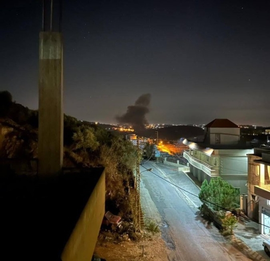 Israel lanzó ataques en el sur del Líbano