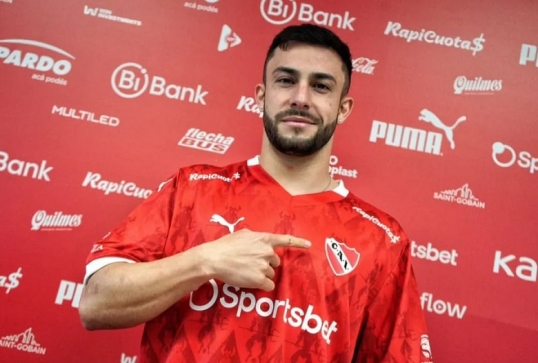 Independiente presentó su nuevo refuerzo Milton Valenzuela