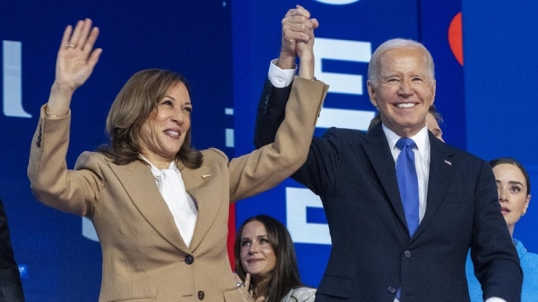 Estados Unidos: Biden pidió votar por Kamala Harris para "preservar la democracia"