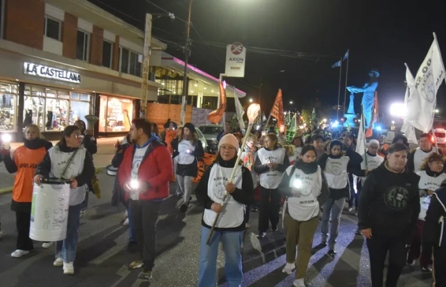 Santa Cruz: El Frente Gremial pidió la liberación de estatales detenidos en Las Heras
