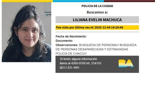 Se busca a una joven que despareció luego de viajar desde Chaco a Retiro