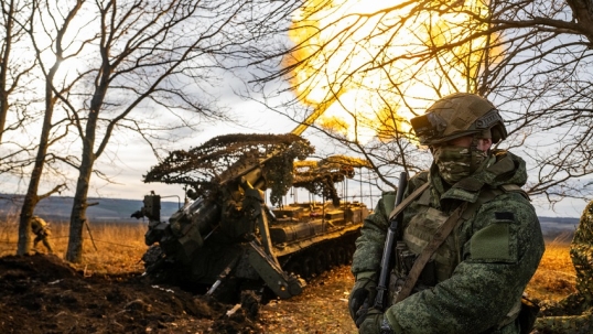 Fuerzas rusas liberan la ciudad de Zatishie, en la provincia de Zaporozhie