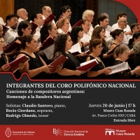 Músicas y Presidentes en Museo Casa Rosada - Coro Polifónico Nacional