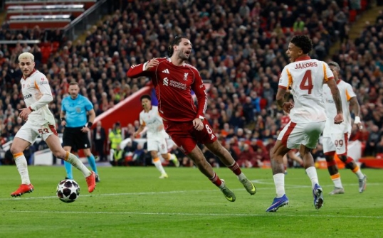 UEFA Champions League: Liverpool goleó al Galatasaray y se metió a cuartos de final